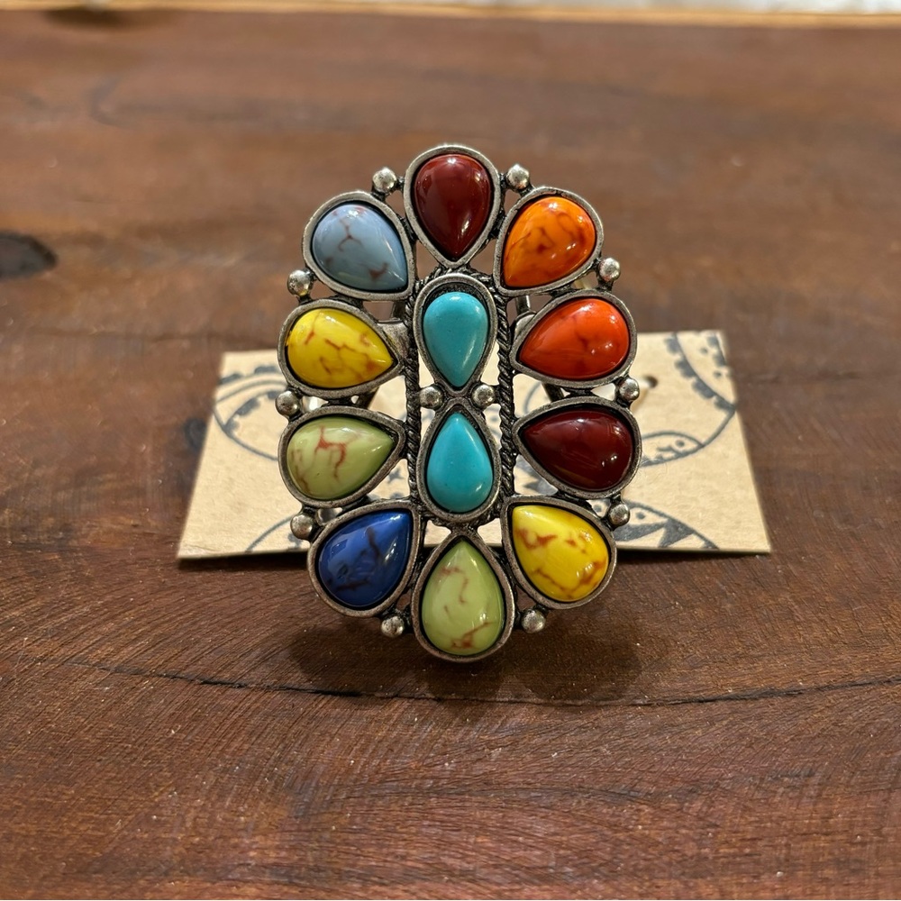 Multicolor Scarf Pendant